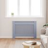 vidaXL Radiator Cover Anthracite 112x19x81.5 cm MDF