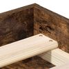 vidaXL Bed Frame without Mattress Smoked Oak 90x200 cm