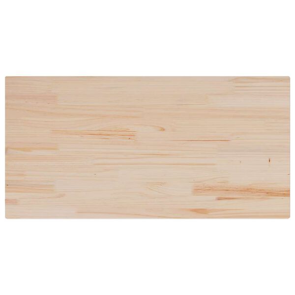 vidaXL Table Tops 4 pcs 100x50x2.5 cm Rectangular Solid Wood Pine