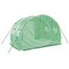 vidaXL Greenhouse with Steel Frame Green 6 m² 3x2x2 m