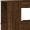 vidaXL LED Headboard Brown Oak 140x18.5x103.5 cm Engineered Wood