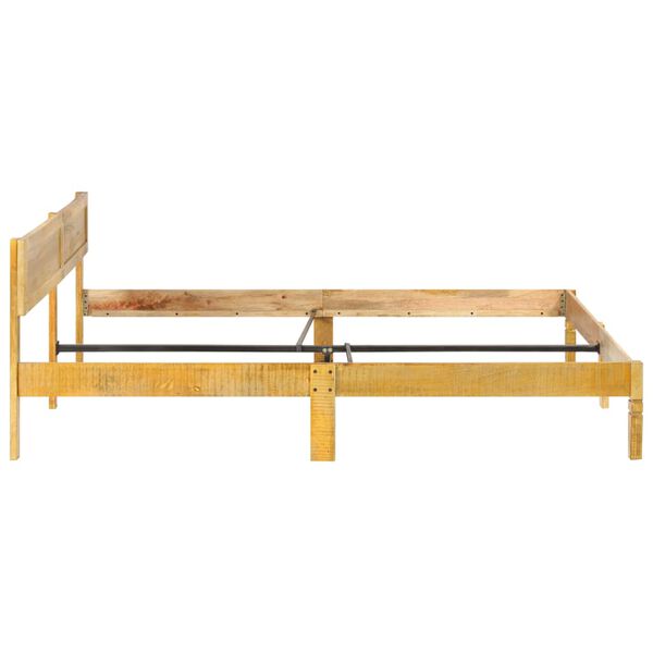 vidaXL Bed Frame without Mattress Solid Mango Wood 200 cm