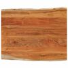 vidaXL Table Top 90x80x3.8 cm Rectangular&nbsp;Solid Wood Acacia Live Edge