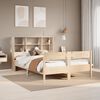 vidaXL Bookcase Bed without Mattress 140x200cm Solid Wood Pine