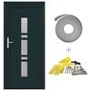 vidaXL Front Door Anthracite 108 x 208 cm PVC