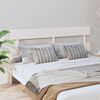 vidaXL Bed Headboard White 184x3x81 cm Solid Wood Pine