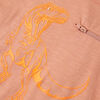 Kids' T-shirt with Short Sleeves Light Orange 128