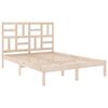 vidaXL Bed Frame without Mattress Solid Wood 160x200 cm