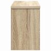 vidaXL Wall-Mounted Coat Rack with Shelf Sonoma oak 50 x 20 x 30 cm