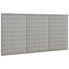 vidaXL Wall-mounted Peg Boards 3 pcs 40x58 cm Steel