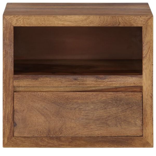 vidaXL Bedside Table Solid Acacia Wood 40x30x35 cm