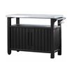 Keter Outdoor Table | Graphite | Plastic (PP), Stainless Steel | XL | Durable