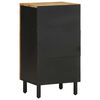 vidaXL Sideboard 40x33.5x75 cm Solid Rough Wood Mango