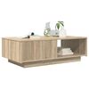 vidaXL Coffee Table Sonoma Oak 95 x 55 x 31 cm Engineered Wood