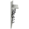 vidaXL Wall-Mounted Coat Rack with Shelf Concrete Grey 60 x 40 x 12 cm