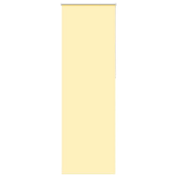 vidaXL Roller Blind Blackout Yellow 75x210 cm Fabric Width 70.7 cm Polyester
