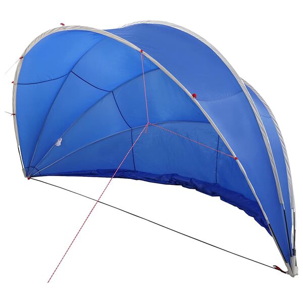 vidaXL Pool Dome Folding Manual Blue 500 x 500 x 236 cm