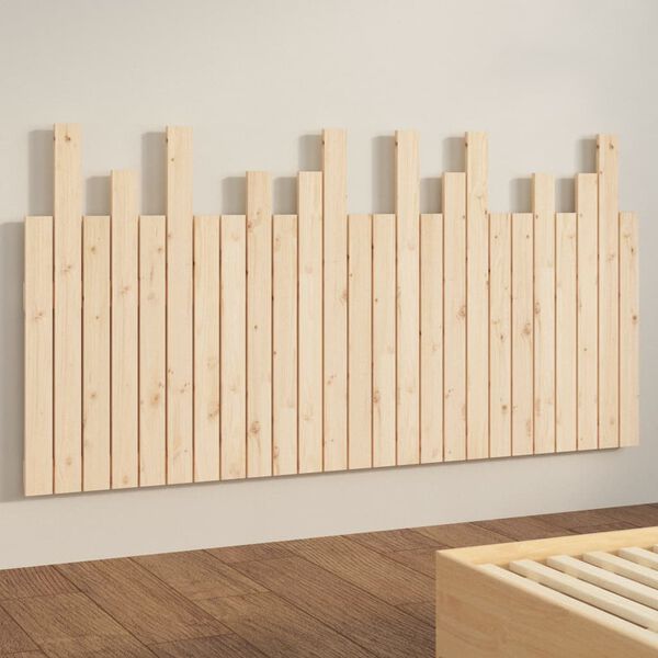 vidaXL Wall Headboard 159.5x3x80 cm Solid Wood Pine