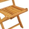 vidaXL Garden Bistro Set 3 pcs Brown Solid Acacia Wood