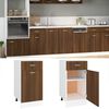 vidaXL Drawer Bottom Cabinet Lyon Brown Oak 40x46x81.5 cm Engineered Wood