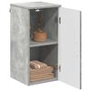 vidaXL Bathroom Cabinet Wall-mounted Concrete Grey 30 x 31.5 x 61 cm