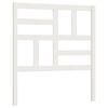 vidaXL Bed Headboard White 96x4x104 cm Solid Wood Pine