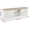 vidaXL TV Cabinet White 120x30x40 cm Wood
