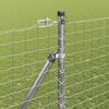 vidaXL Fence Posts Manual 7 pcs Silver Ø32mm 170 cm Galvanised steel