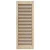 vidaXL Cabinet Door 4 pcs Natural 110 x 39.5 x 2.1 cm Solid pine wood