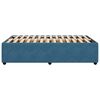 vidaXL Bed Frame without Mattress Blue 120x200 cm Velvet