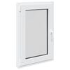 vidaXL Basement Window RISOR 60x90 cm Tilt&Turn DIN Left White