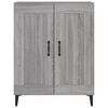vidaXL Sideboard Grey Sonoma 69.5x34x90 cm Engineered Wood