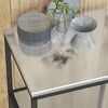 vidaXL Kitchen Storage with Shelf Silver 90 x 50 x 92 cm Steel