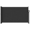 vidaXL Retractable Side Awning Black 117x300 cm