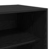 vidaXL Wardrobe Black oak 80 x 50 x 200 cm Engineered Wood