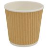 vidaXL Paper Coffee Cups with Lids 1000 pcs 4oz 100ml