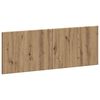 vidaXL Wall-Mounted Headboard BREDA Artisan Oak Engineered Wood