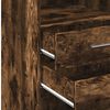 vidaXL Highboard Smoked Oak 45x42.5x124 cm Engineered Wood