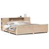 vidaXL Bed Frame without Mattress 200x200 cm Solid Wood Pine