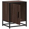 vidaXL Bedside Cabinets 2 pcs Brown Oak 40x31x50 cm Engineered Wood and Metal