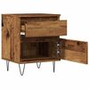 vidaXL Bedside Cabinets 2 pcs Old Wood 40x35x50 cm Engineered Wood
