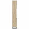 vidaXL Bathroom Cabinet Sonoma Oak 30x30x190cm Engineered Wood