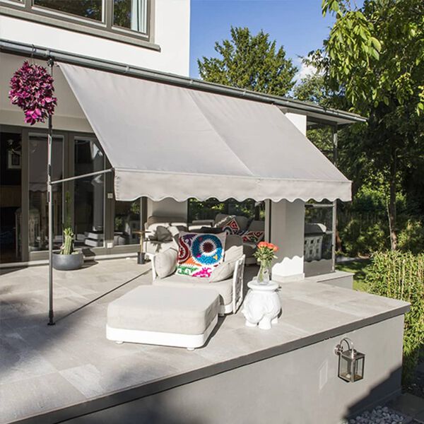 HI Mobile Awning 300x120 cm Grey