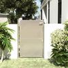 vidaXL Garden Gate 100x145 cm Stainless Steel