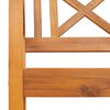 vidaXL Garden Bench Brown 110 x 56 x 90 cm Solid Acacia Wood