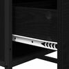 vidaXL Sideboard Black Oak 35.5 x 35 x76 cm
