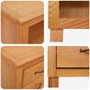 vidaXL Storage Furniture Set with Drawer Brown Engineered wood