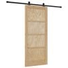 vidaXL Sliding Door ORKDAL Natural 86 x 198.5 cm Solid Pine Wood