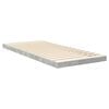 vidaXL Floor Bed Frame Concrete Grey 75 x 190 cm Engineered Wood