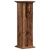 vidaXL Plant Stand Old Wood 33x33x100 cm Engineered Wood
